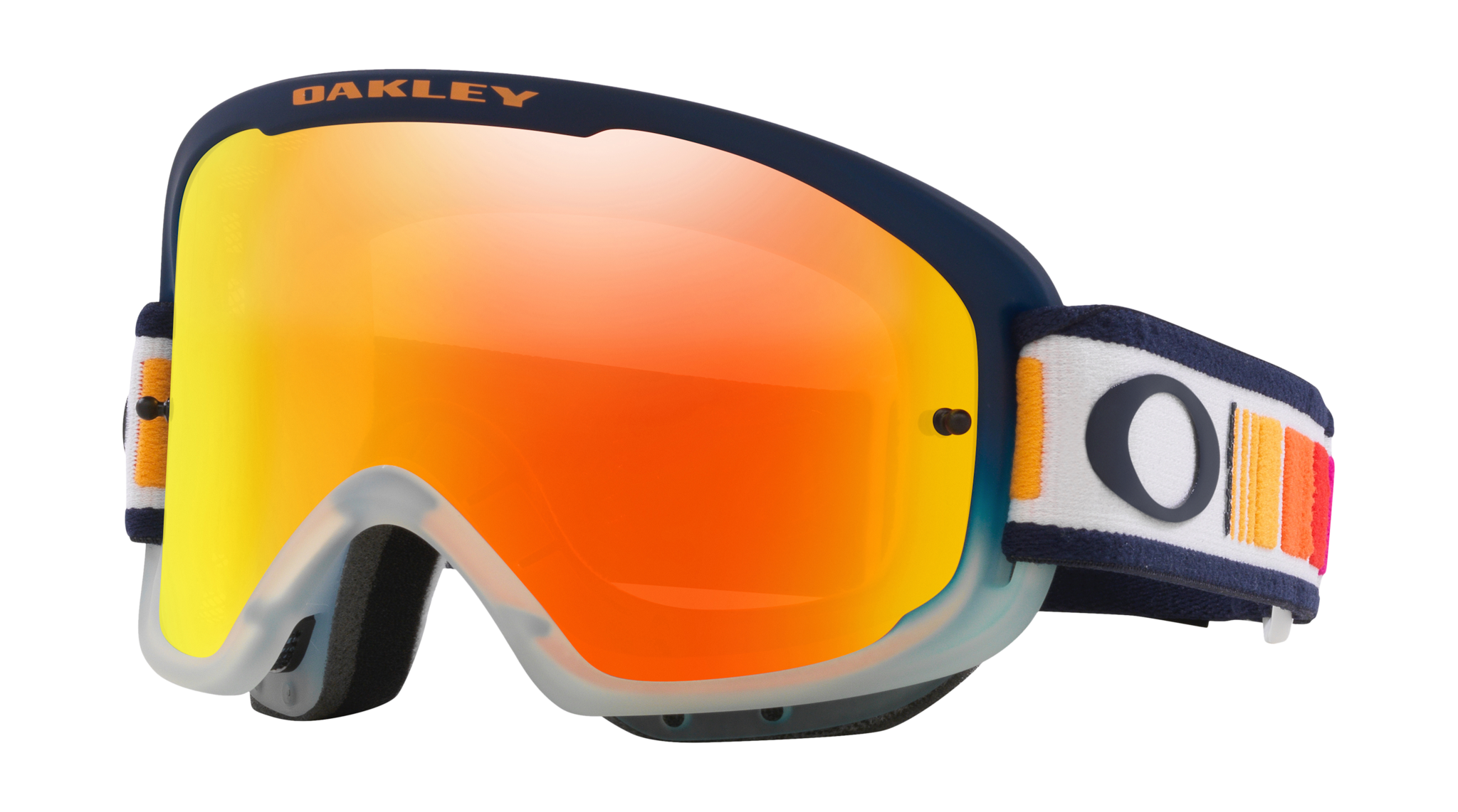 Oakley MTB Goggle O-frame 2.0 TLD Orange Blocks - Fire Iridium