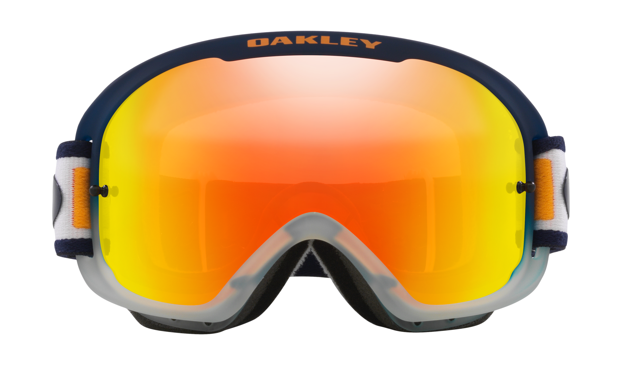 Oakley MTB Goggle O-frame 2.0 TLD Orange Blocks - Fire Iridium