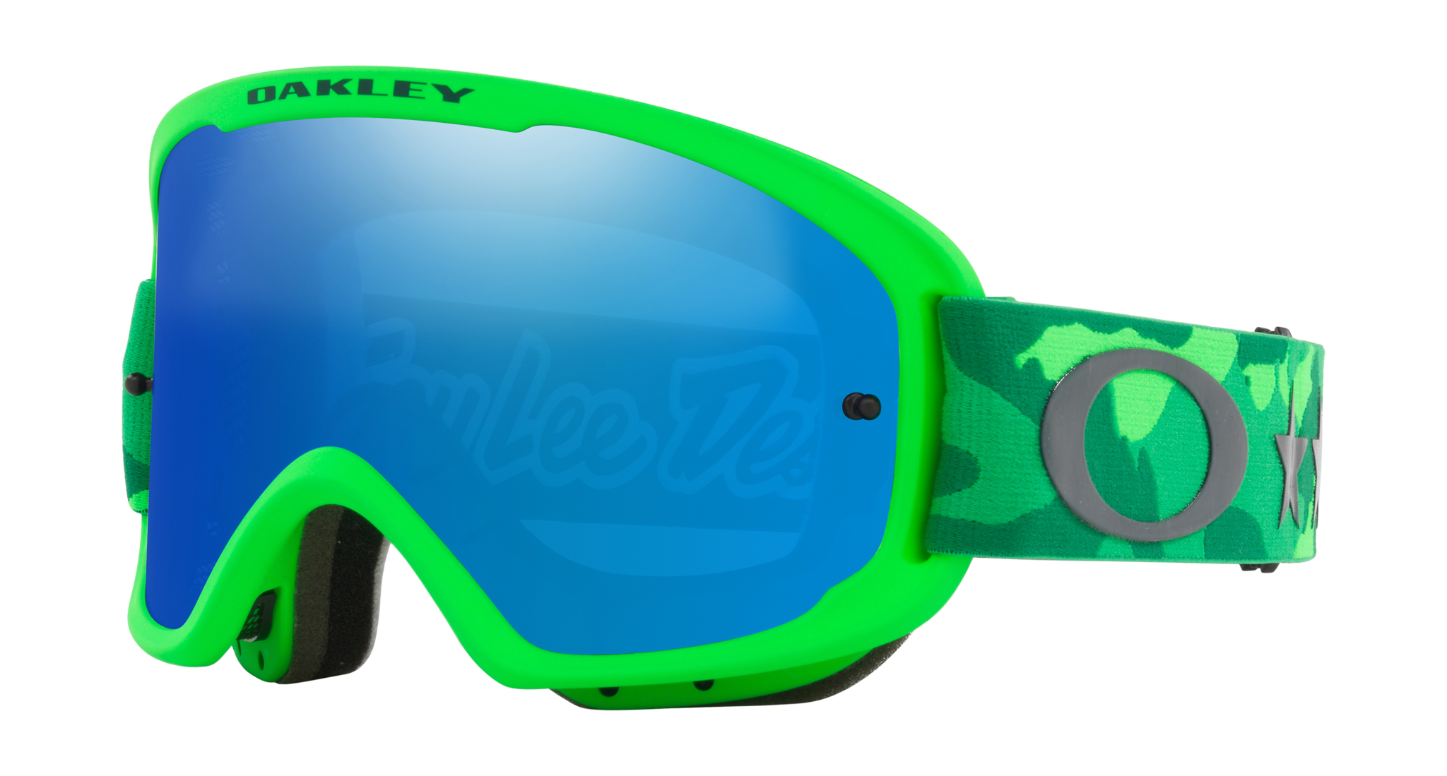 Oakley MTB Goggle O-frame 2.0 TLD Star Dazzle Green Grey - Black Ice Iridium