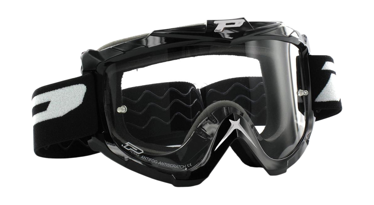 Progrip Motocross Goggle 3301 TR Naswa - Black - Clear