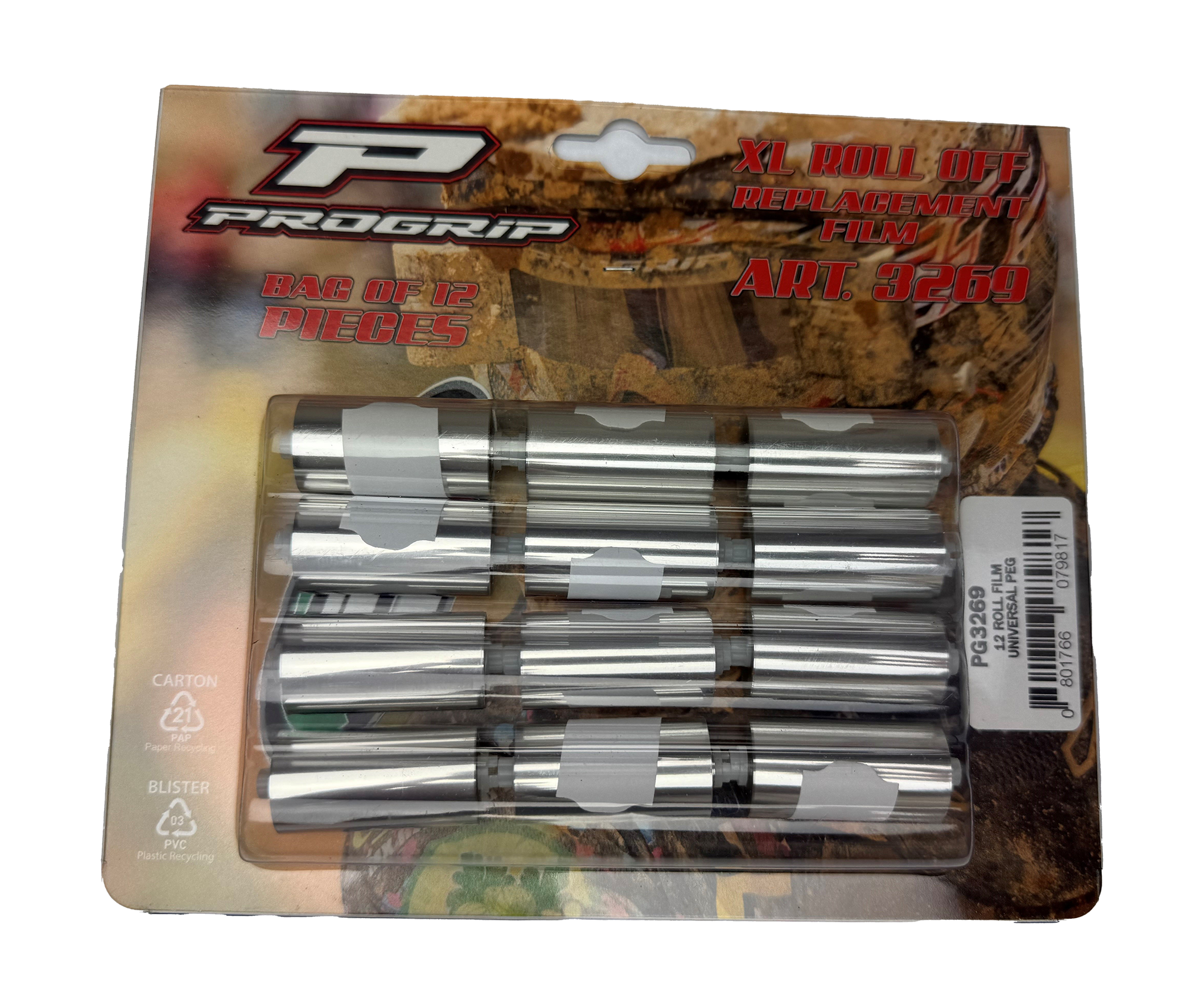 Progrip Roll-Off Films XL 3200/3201/3204/3301 - 40 mm - 12 Pcs