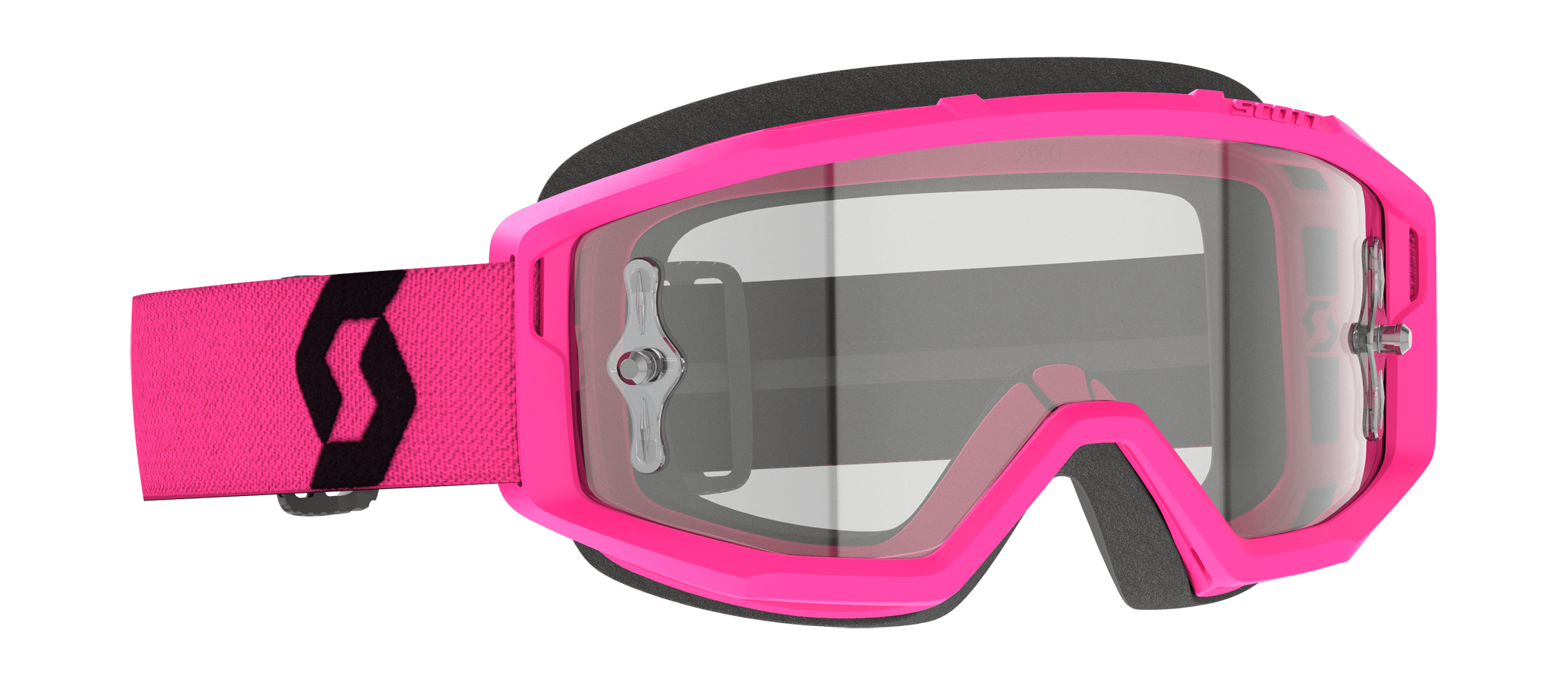 Scott Motocross Goggle Primal - Pink / Black - Clear