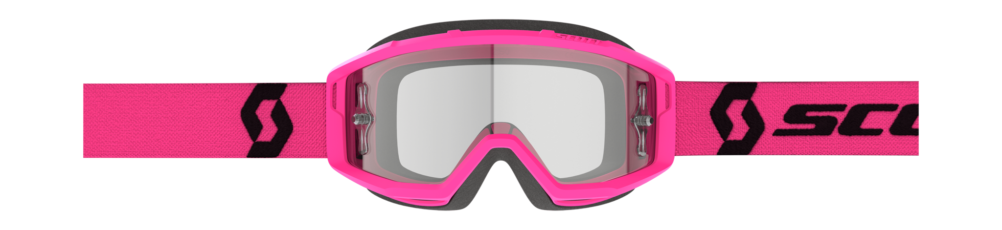 Scott Motocross Goggle Primal - Pink / Black - Clear