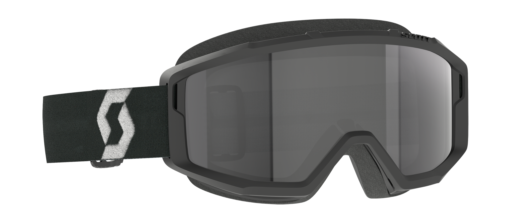 Scott Motocross Goggle Primal Sand Dust - Black / White - Dark Grey