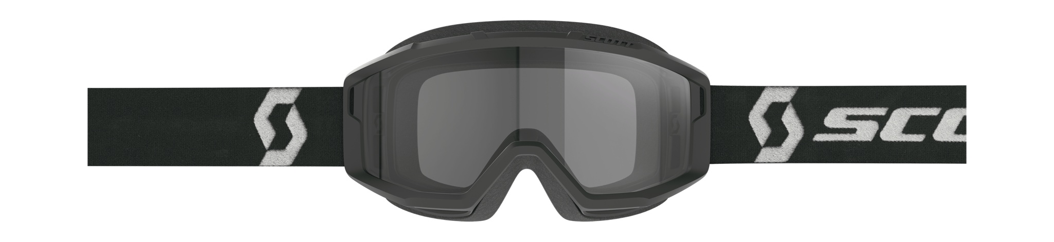 Scott Motocross Goggle Primal Sand Dust - Black / White - Dark Grey