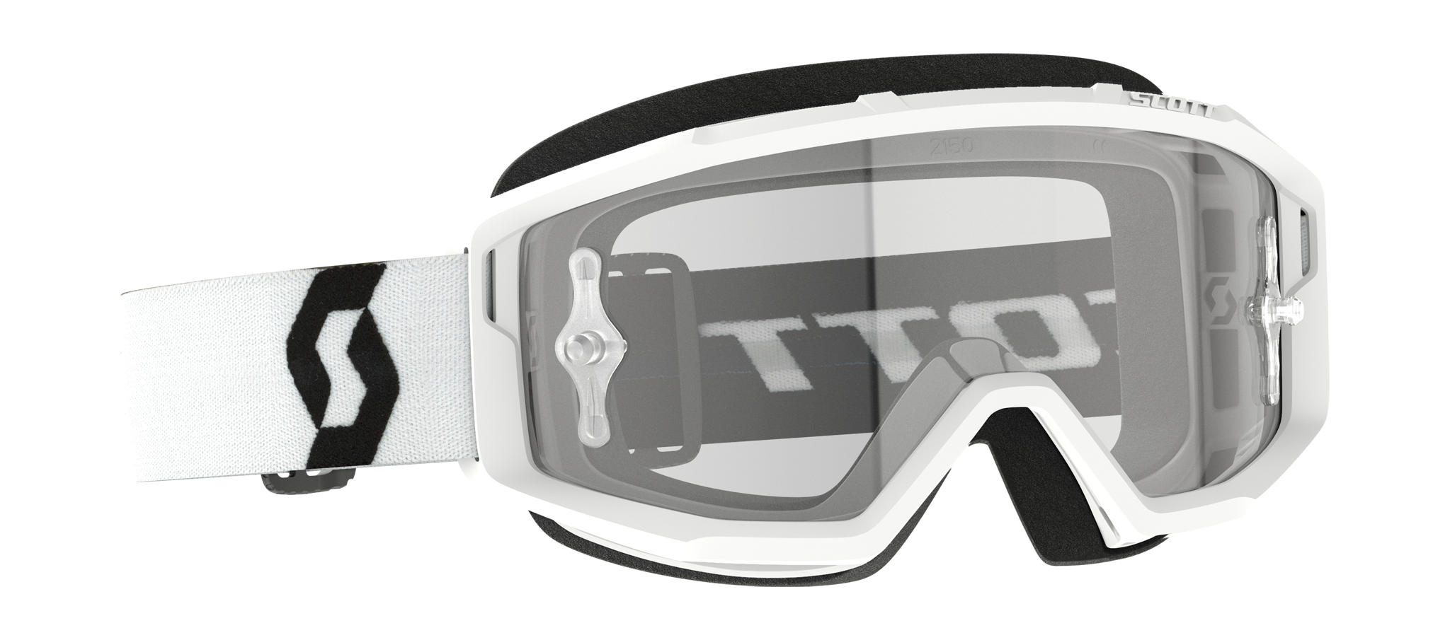 Scott Motocross Goggle Primal - White - Clear