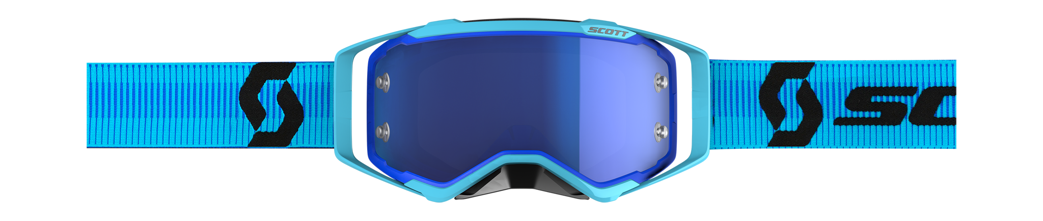 Scott Motocross Goggle Prospect - Blue / Black - Mirror Electric Blue