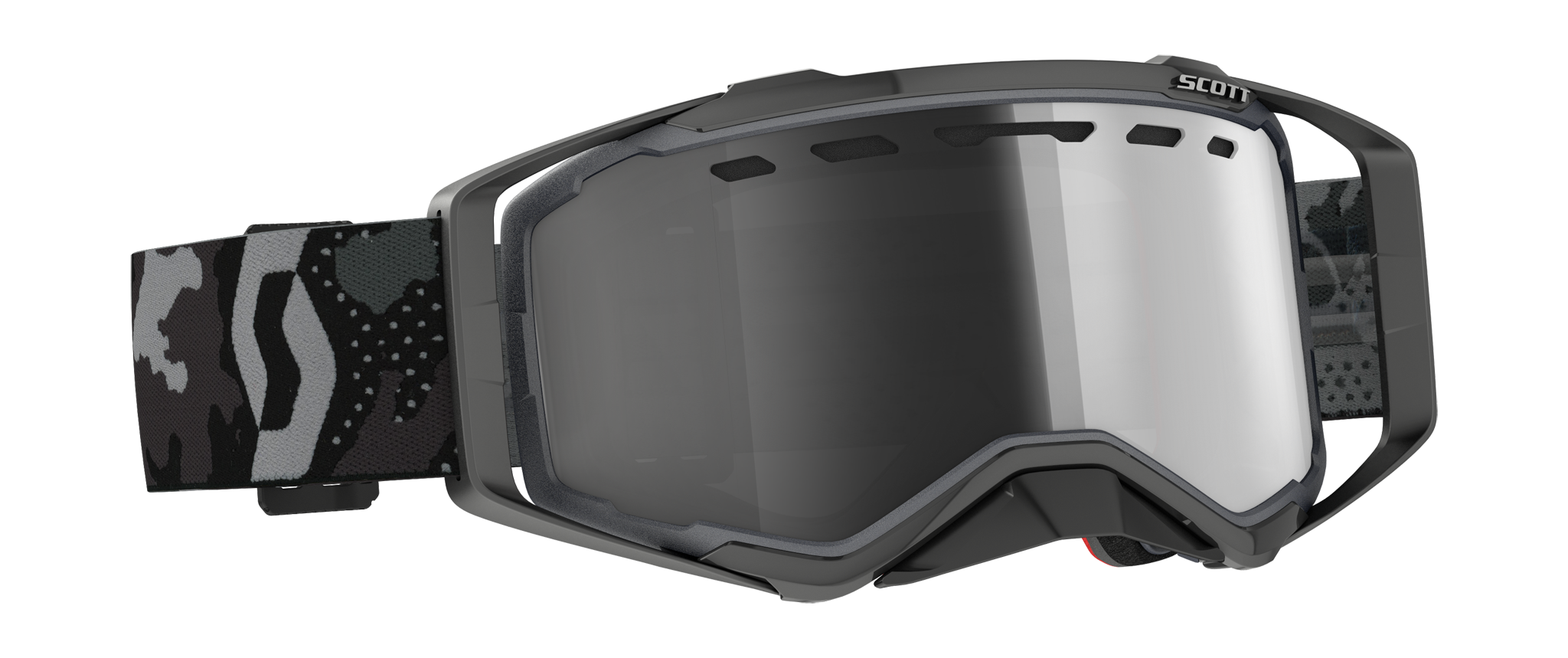 Scott Motocross Goggle Prospect Enduro - Dark Grey / Black - Light Sensitive Grey