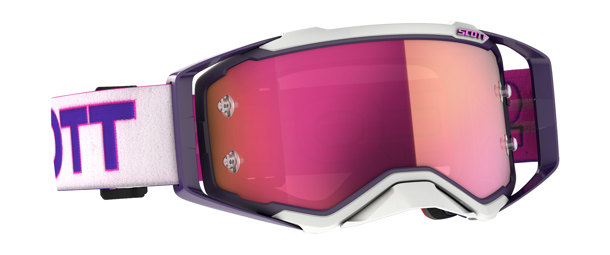 Scott Motocross Goggle Prospect - Purple / Pink - Mirror Pink