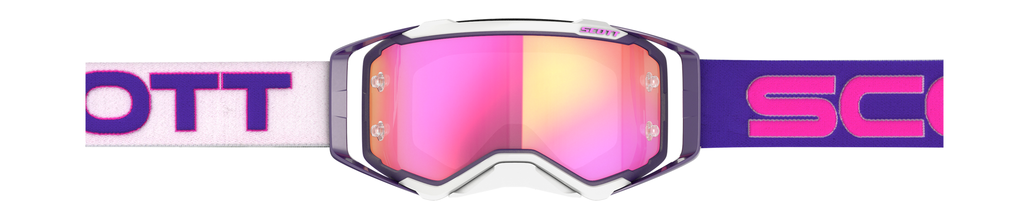 Scott Motocross Goggle Prospect - Purple / Pink - Mirror Pink