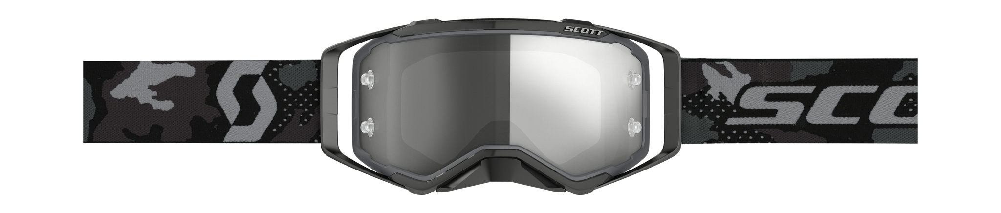 Scott Motocross Goggle Prospect Sand Dust - Dark Grey / Black - Light Sensitive Grey