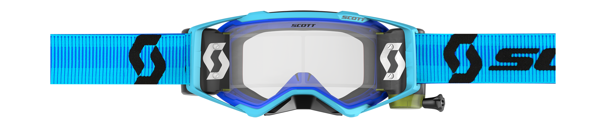 Scott Motocross Goggle Roll-Off Prospect WFS - Blue / Black - Clear