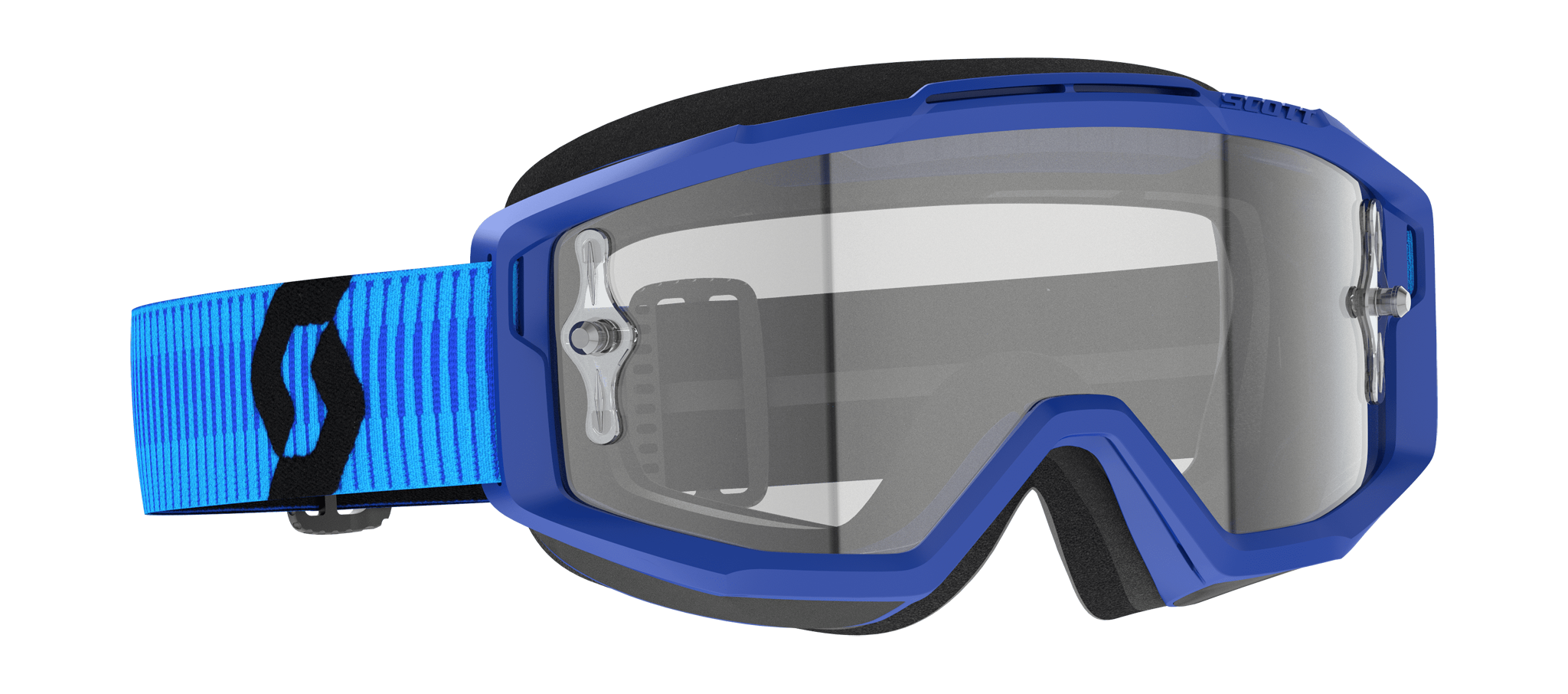 Scott Motocross Goggle Split OTG - Blue / Black - Clear