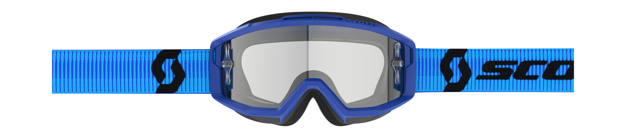 Scott Motocross Goggle Split OTG - Blue / Black - Clear
