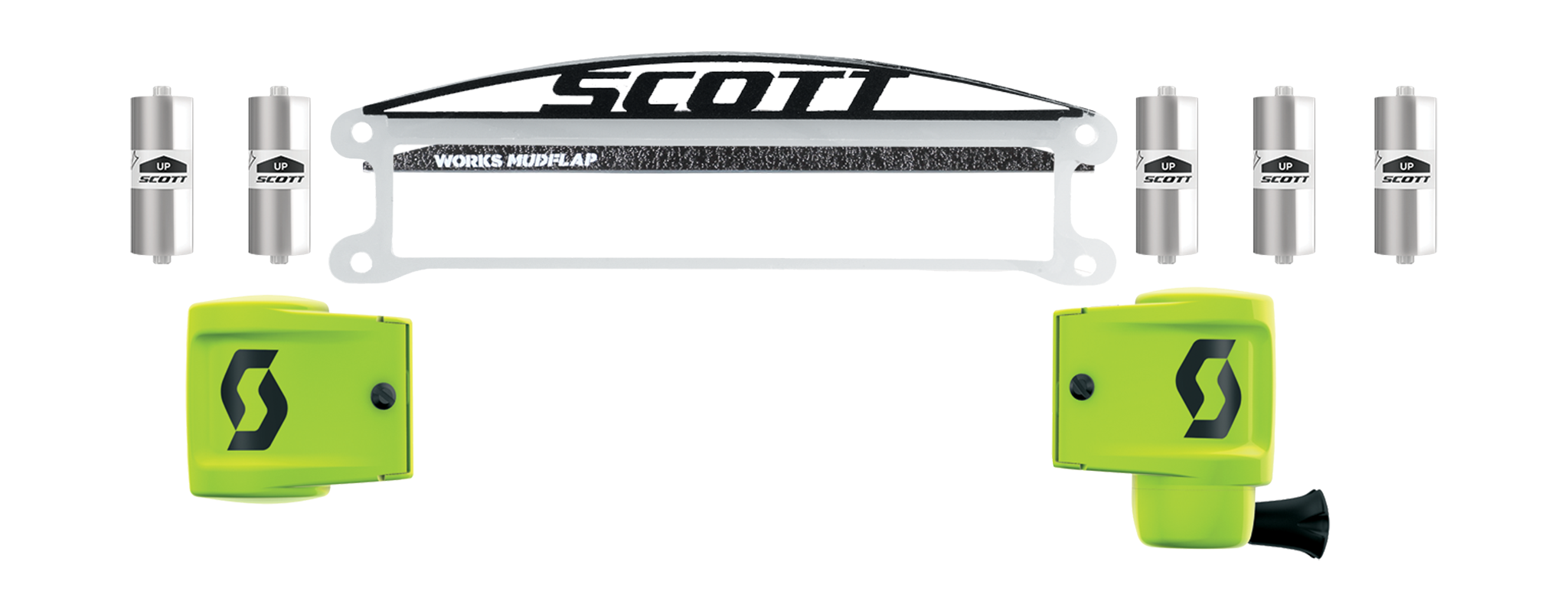 Scott Roll-Off System WFS Buzz MX - Fluo Yellow - 30 mm