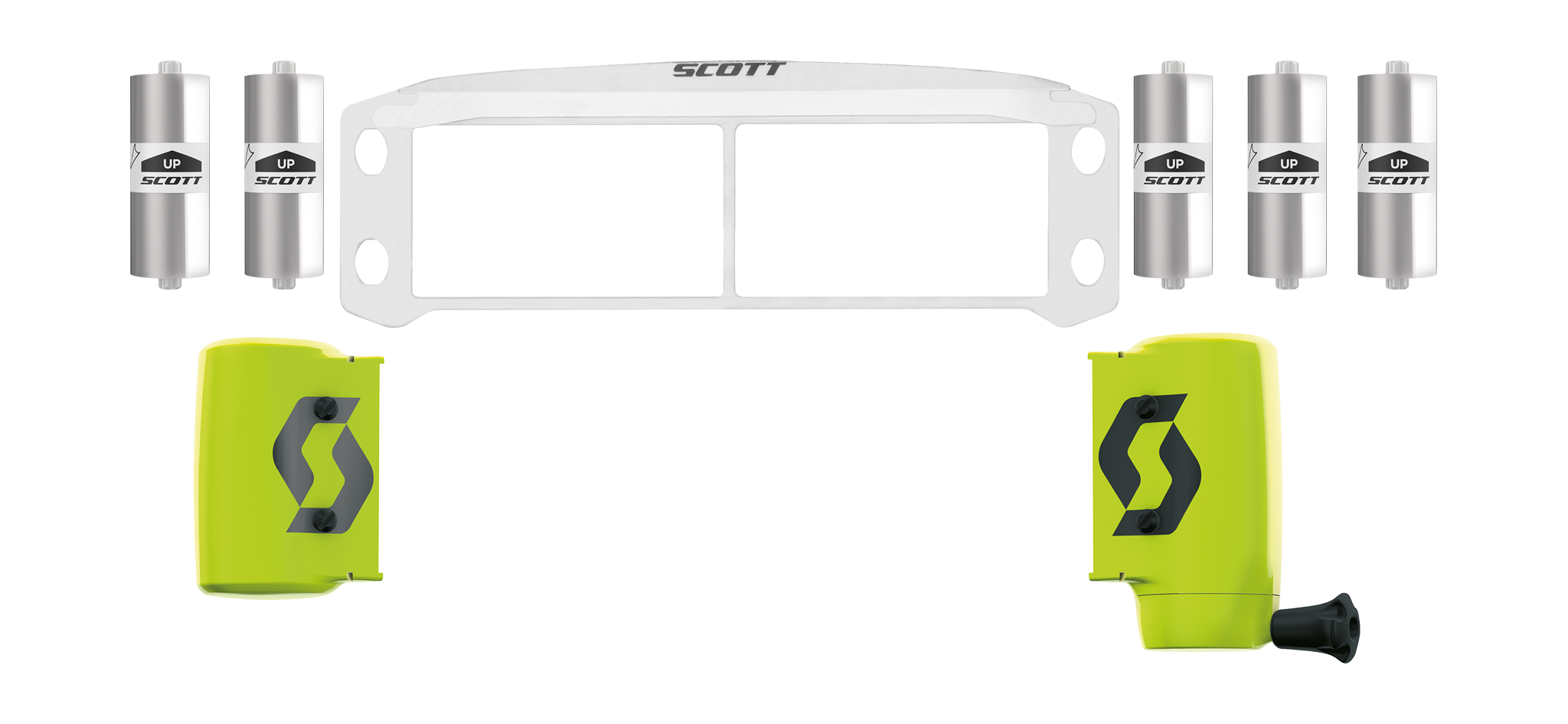 Scott Roll-Off System WFS Prospect / Fury - Fluo Yellow - 50 mm