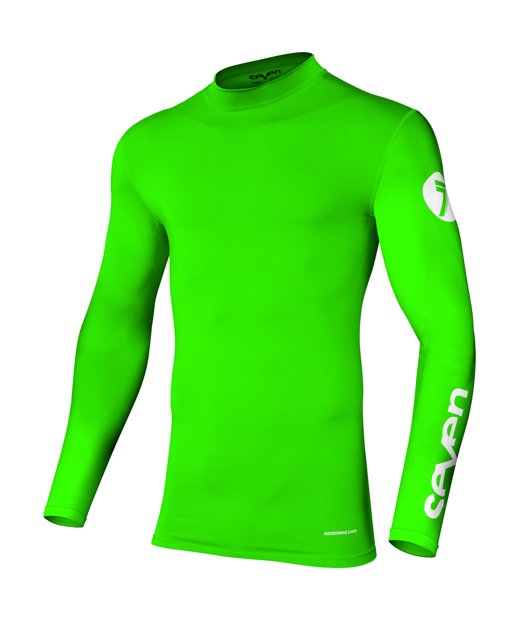 Seven Compression Jersey Zero - Flo Green