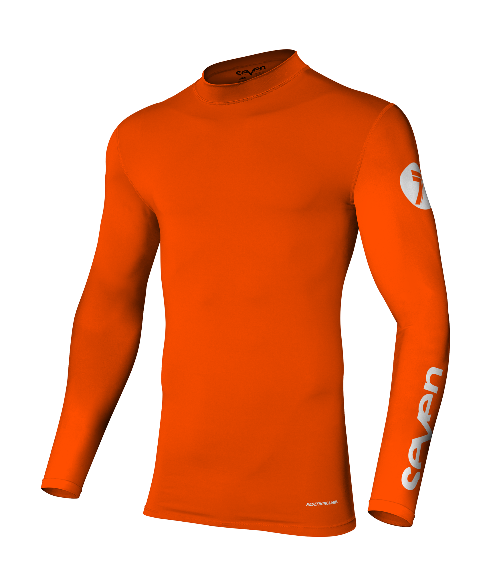 Seven Compression Jersey Zero - Flo Orange