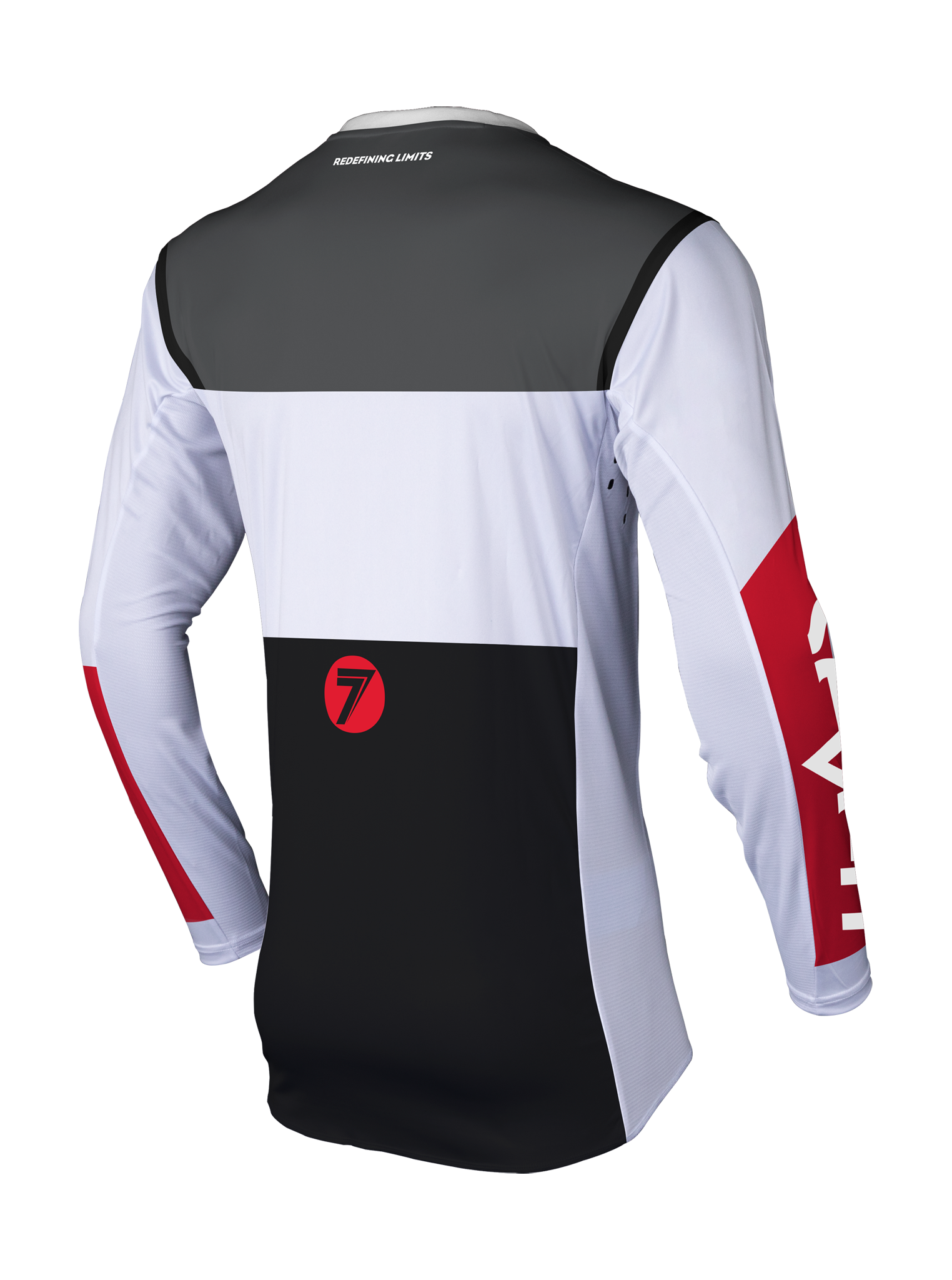 Seven Motocross Jersey Rival Barrack - White