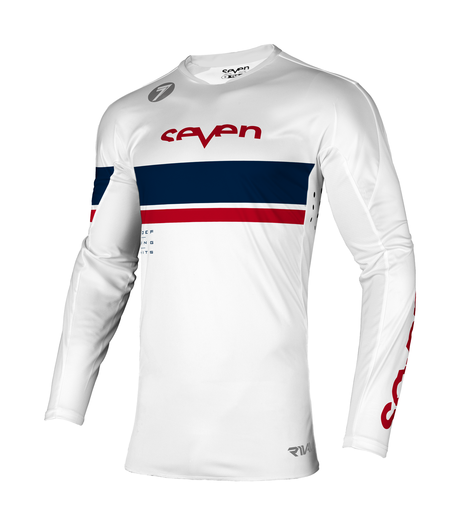 Seven Motocross Jersey Rival Vanquish - White