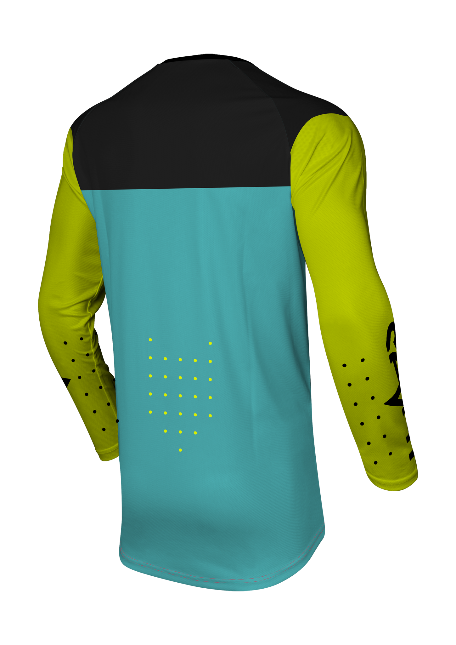 Seven Motocross Jersey Vox Aperture - Flo Yellow / Blue