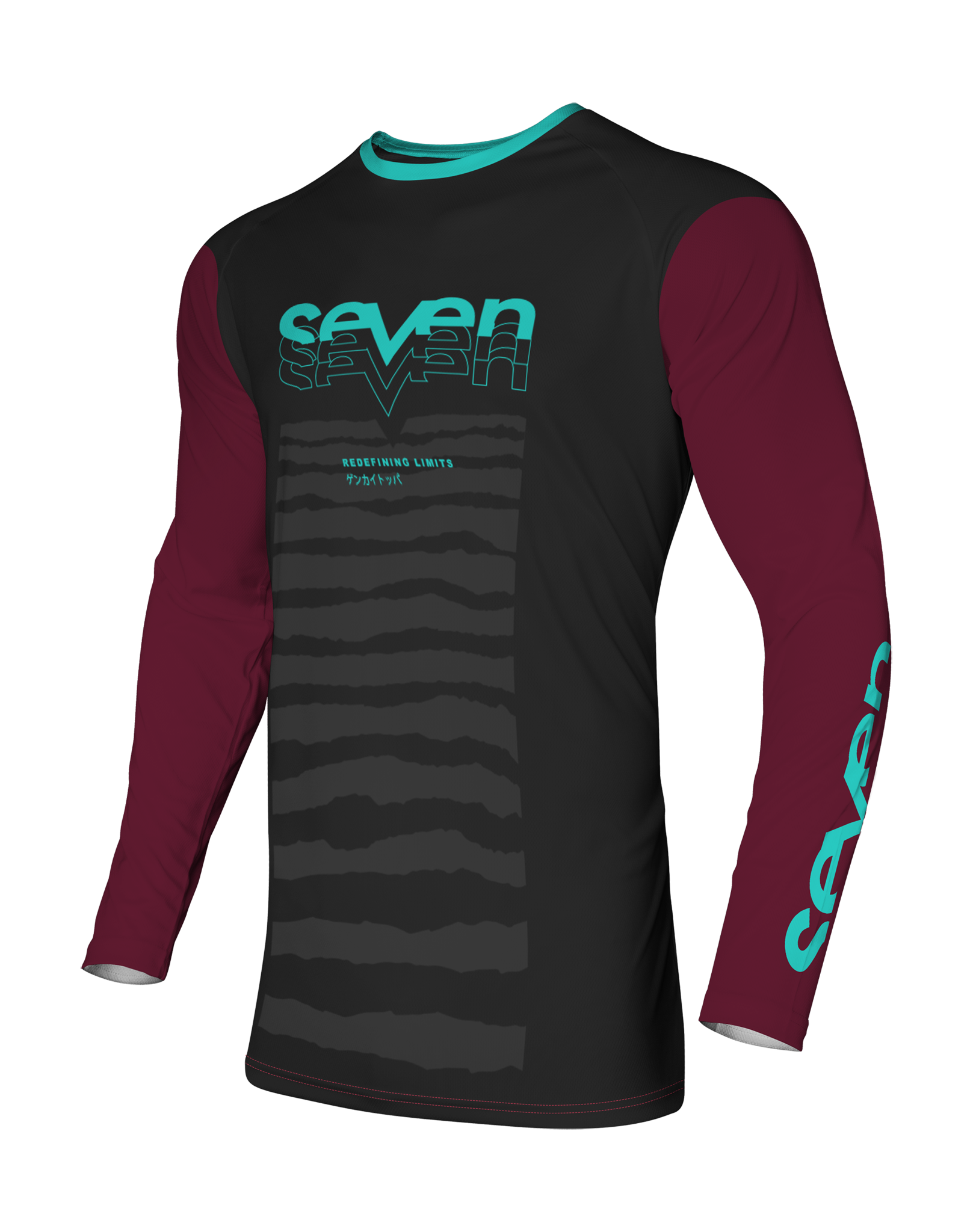 Seven Motocross Jersey Vox Surge - Black