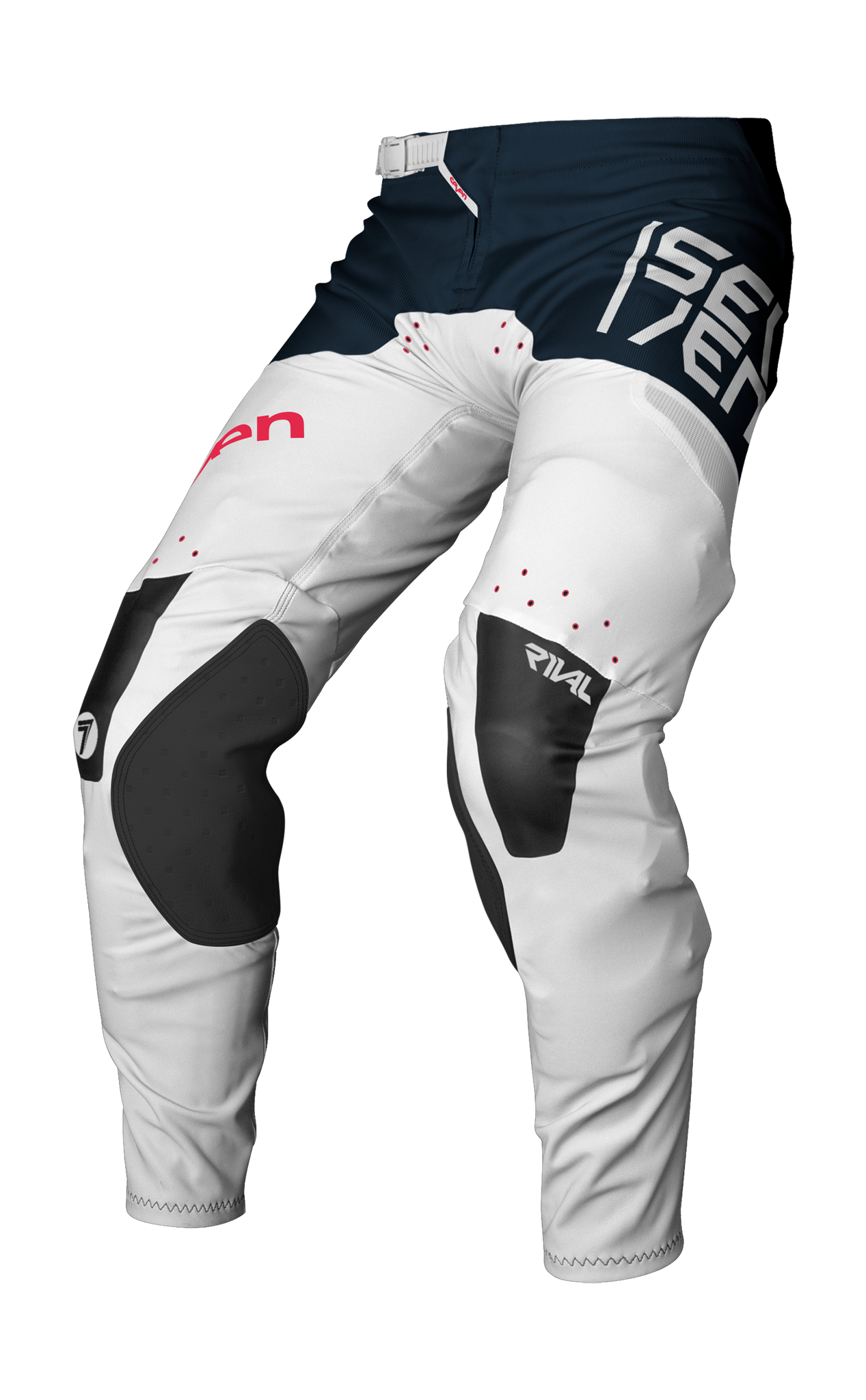 Seven Motocross Pants Rival Rampart - White / Navy