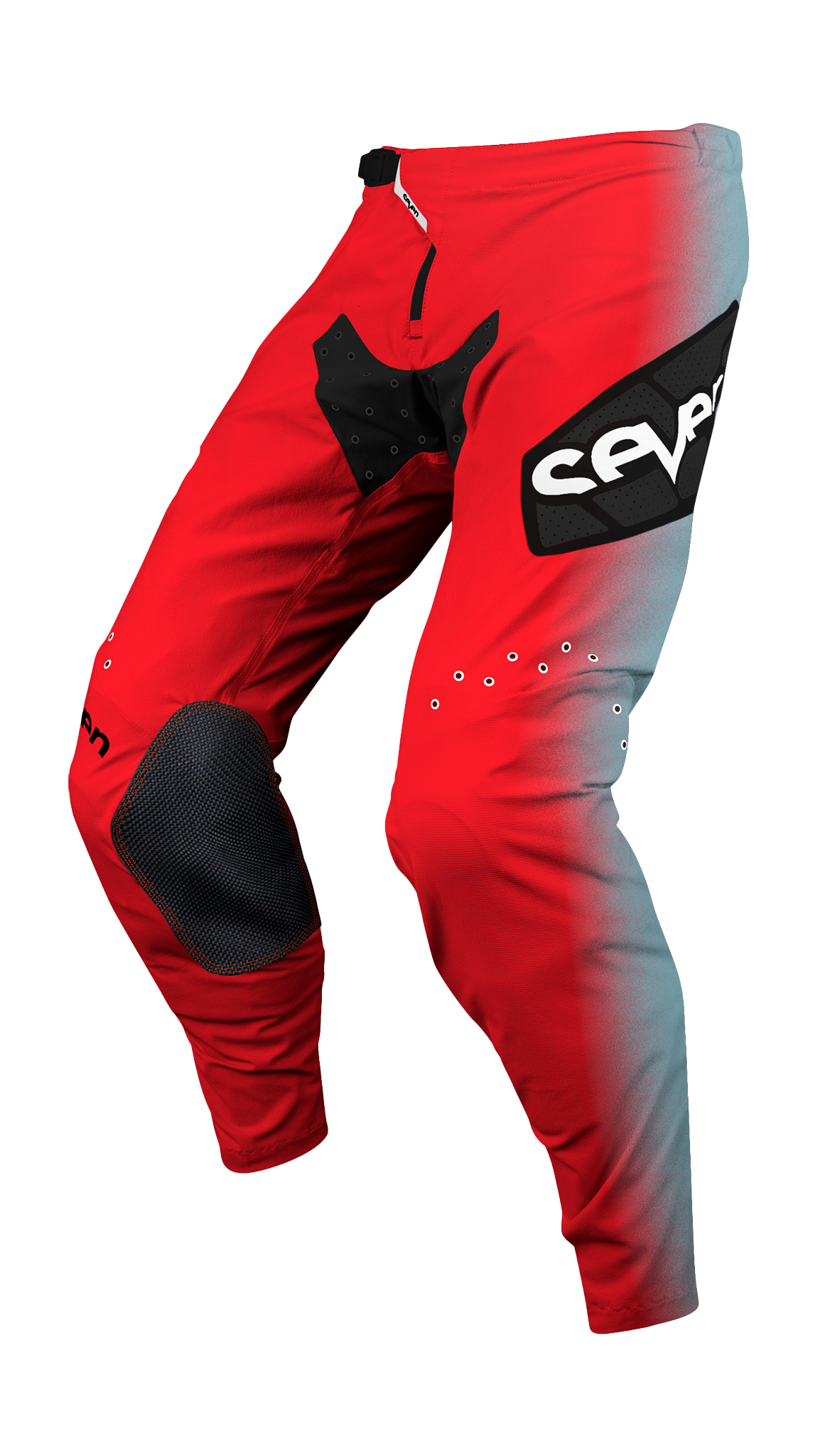 Seven Motocross Pants Zero Dissolve - Flo Red / Blue