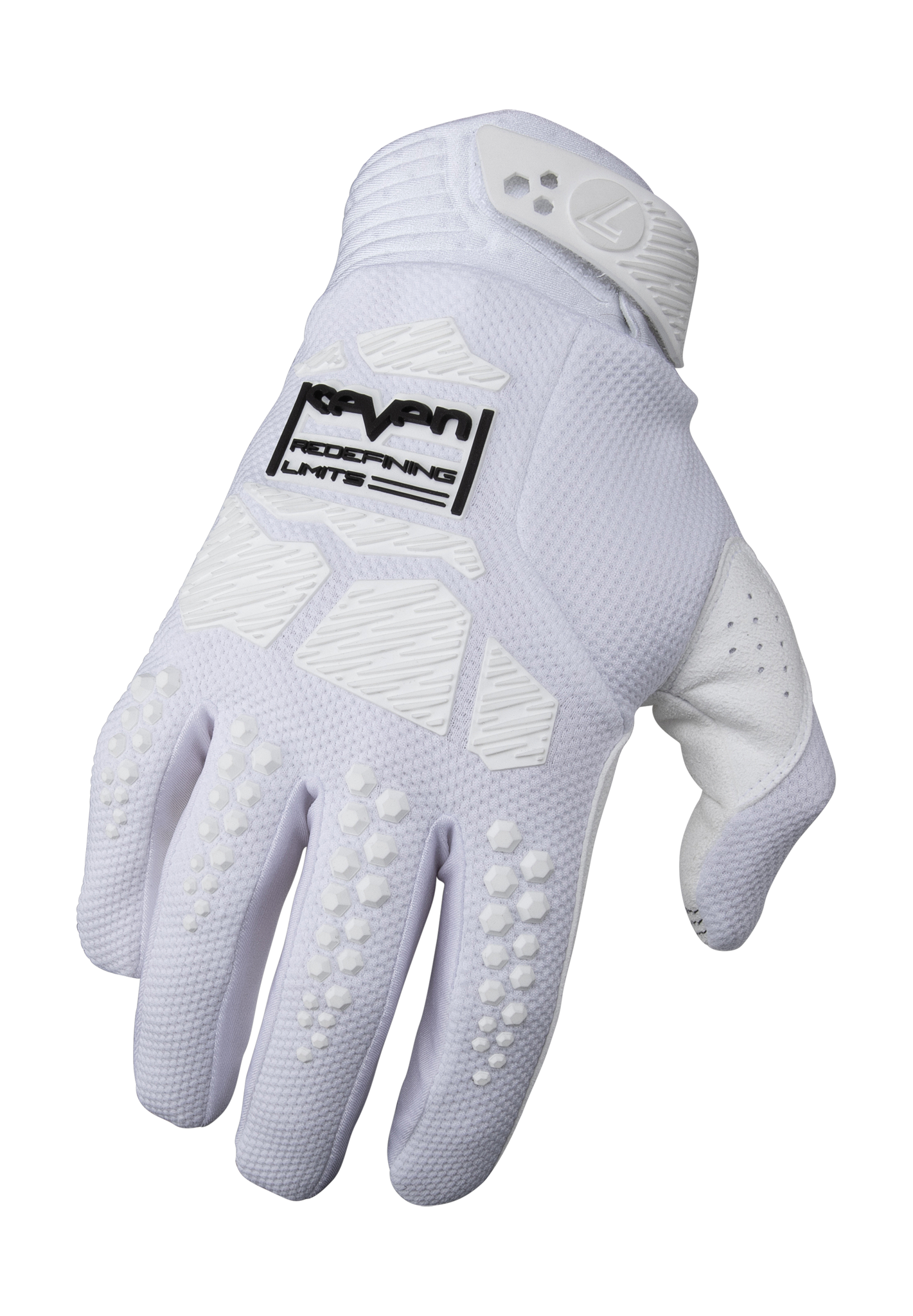 Seven Motocross Gloves Rival Ascent - White