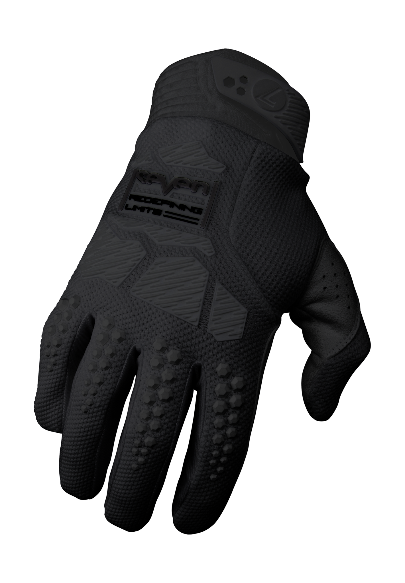 Seven Motocross Gloves Rival Ascent - Black