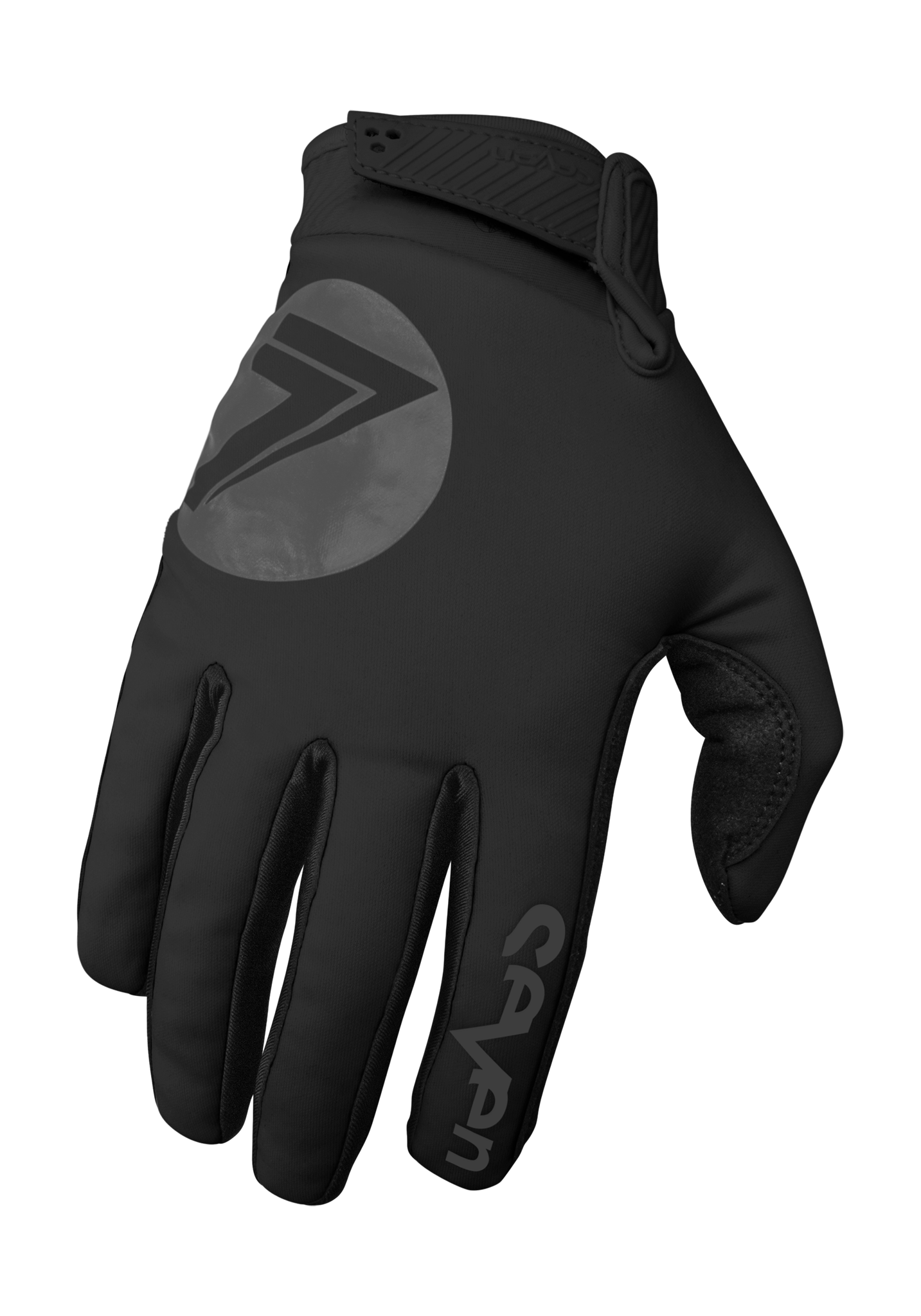 Seven Motocross Gloves Winter Zero CW - Black / Black