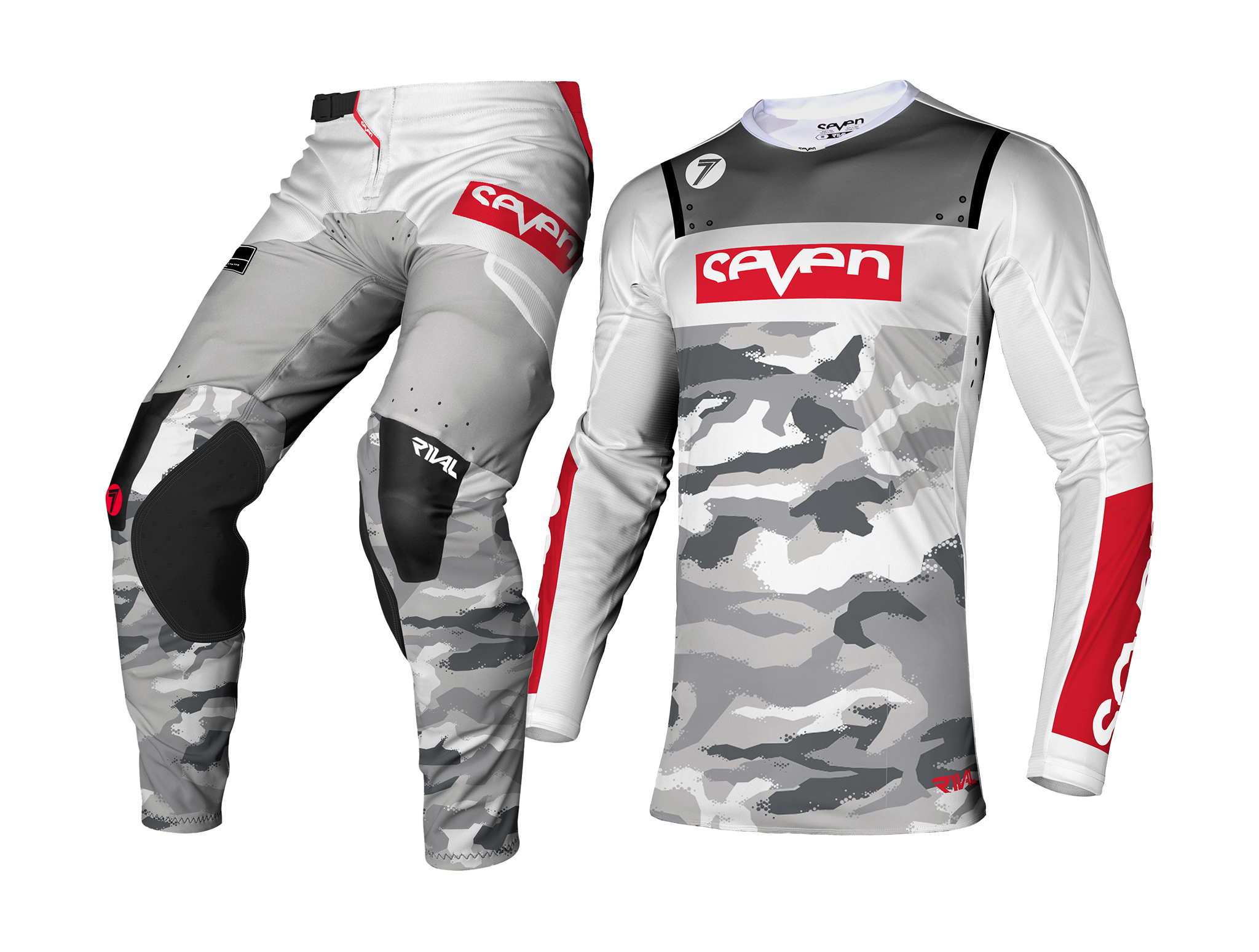 Seven Motocross Gear Rival Barrack - White