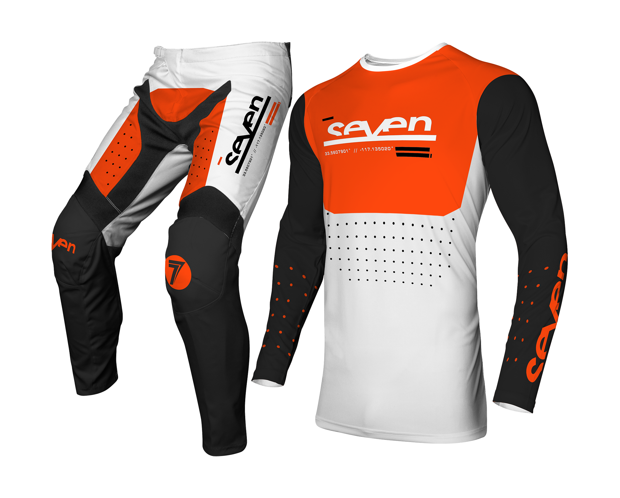 Seven Motocross Gear Vox Aperture - White / Orange