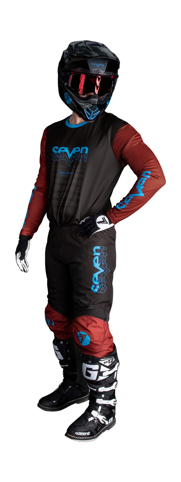 Seven Motocross Gear Vox Surge - Black