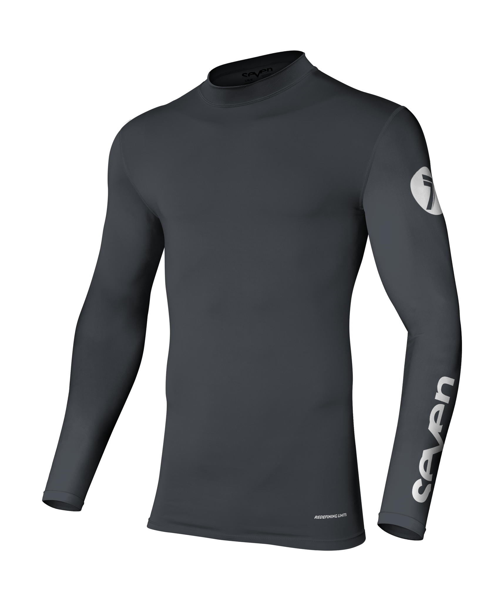 Seven Youth Compression Jersey Zero - Charcoal