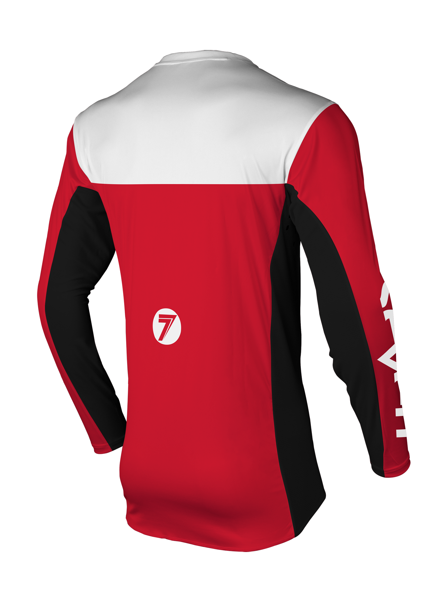 Seven Youth Motocross Jersey Rival Staple - Red