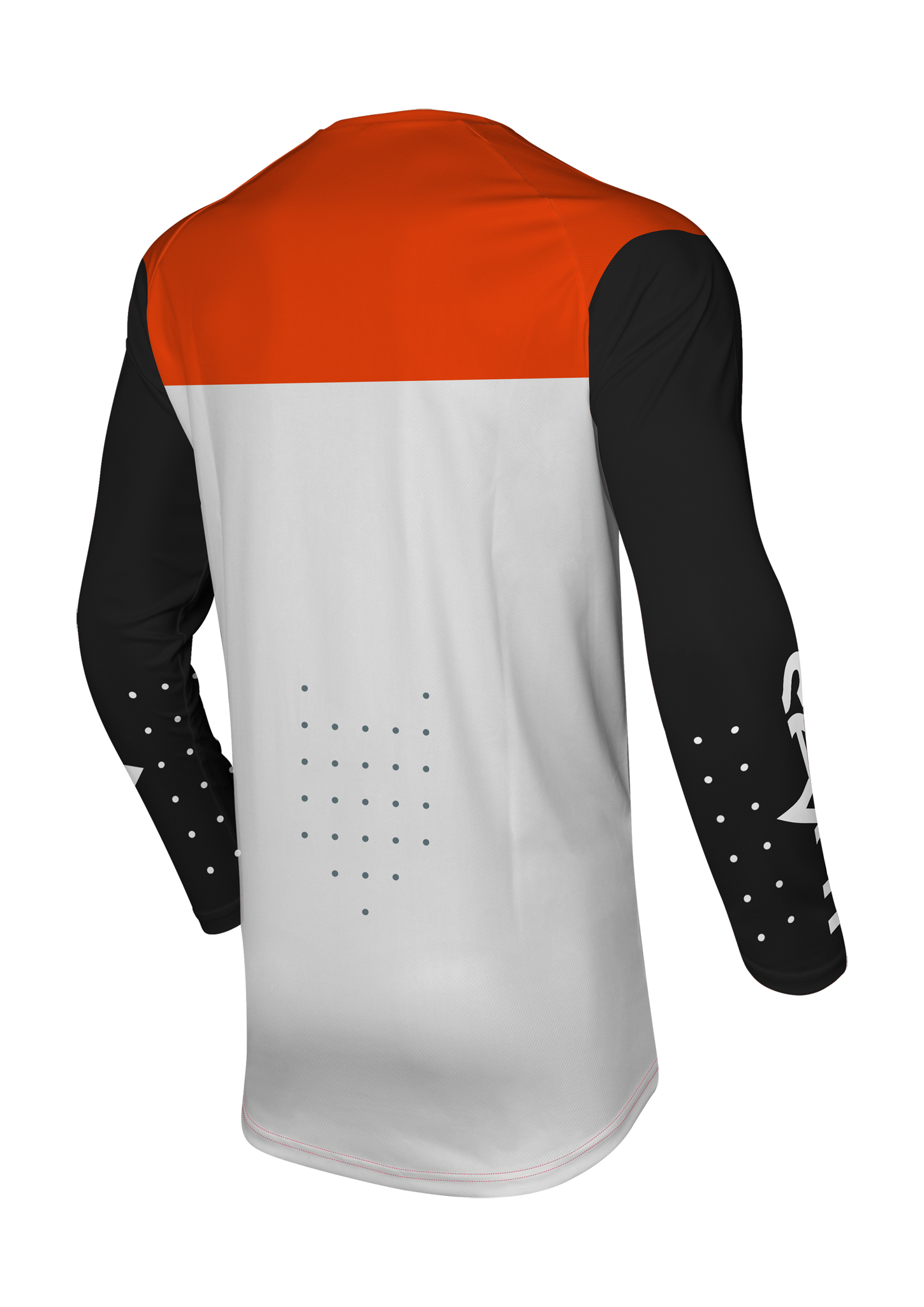Seven Youth Motocross Jersey Vox Aperture - White / Orange