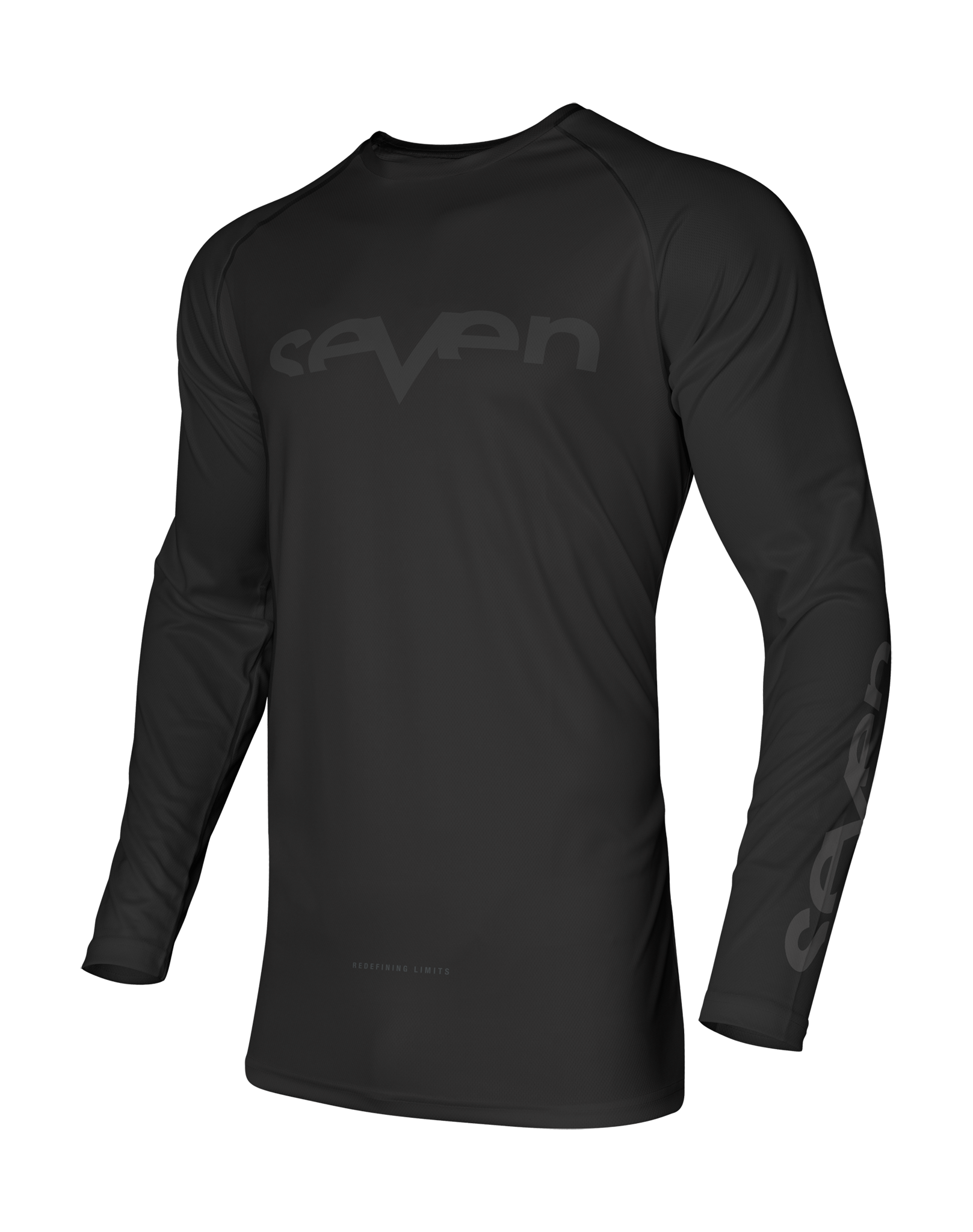 Seven Youth Motocross Jersey Vox Staple - Black