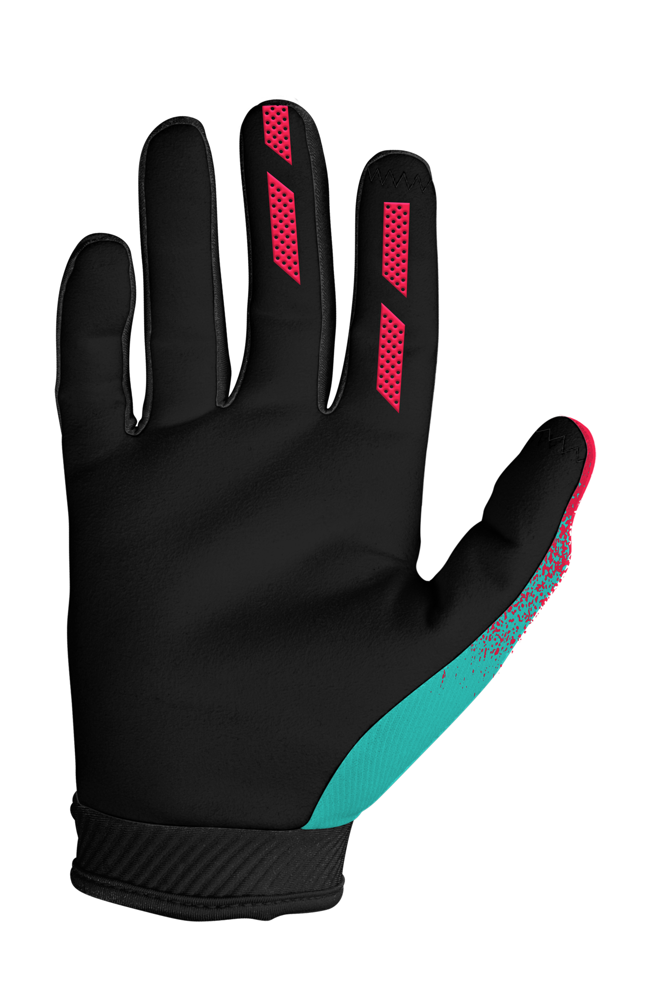 Seven Youth Motocross Gloves Annex 7 Dot - Flo Red / Blue