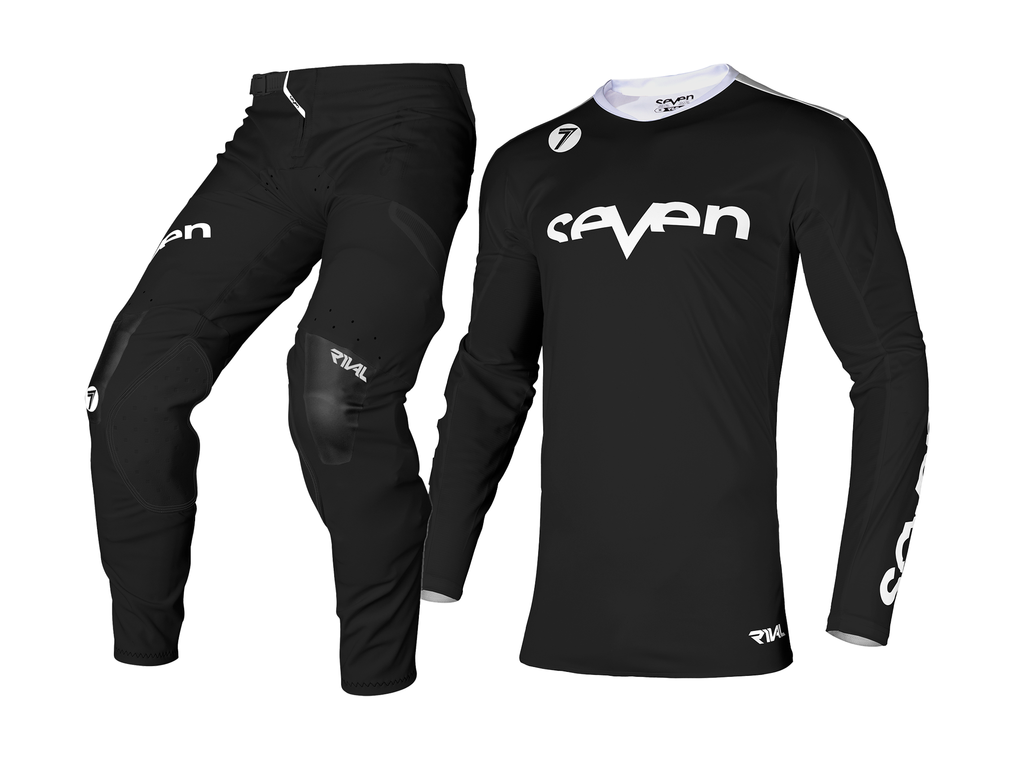 Seven Youth Motocross Gear Rival Staple - Black