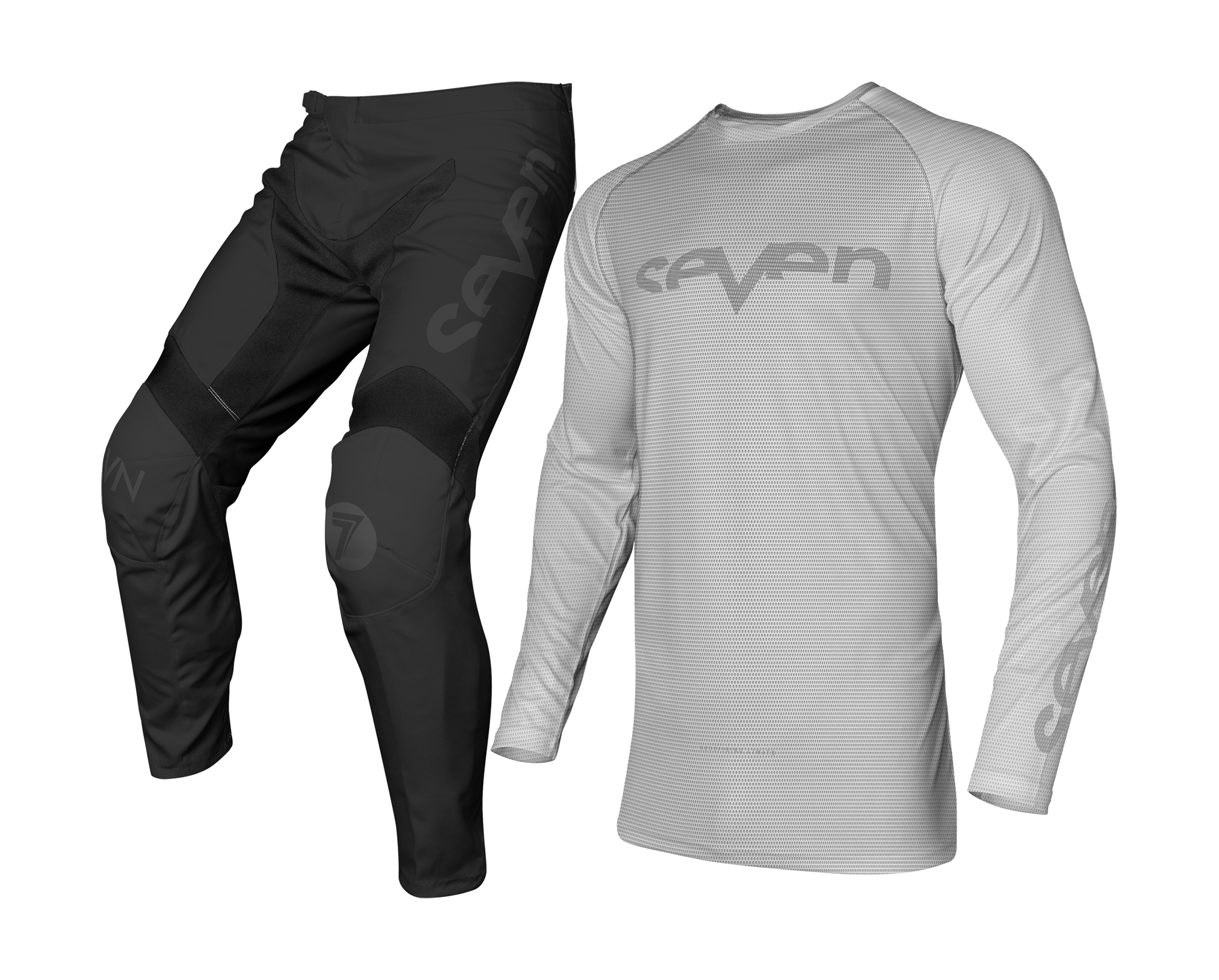 Seven Youth Motocross Gear Vox Staple Vented - White