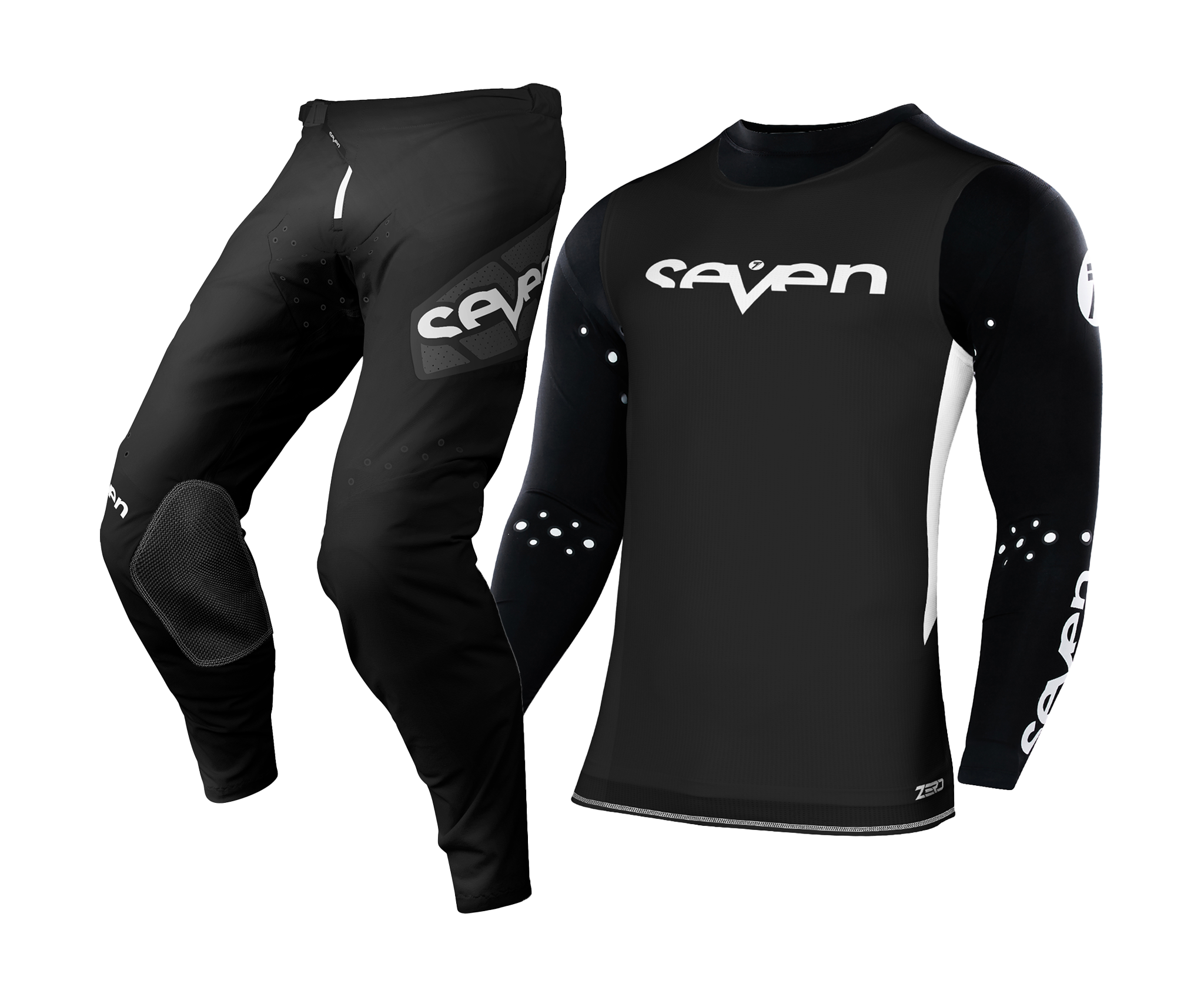 Seven Youth Motocross Gear Zero Staple - Black
