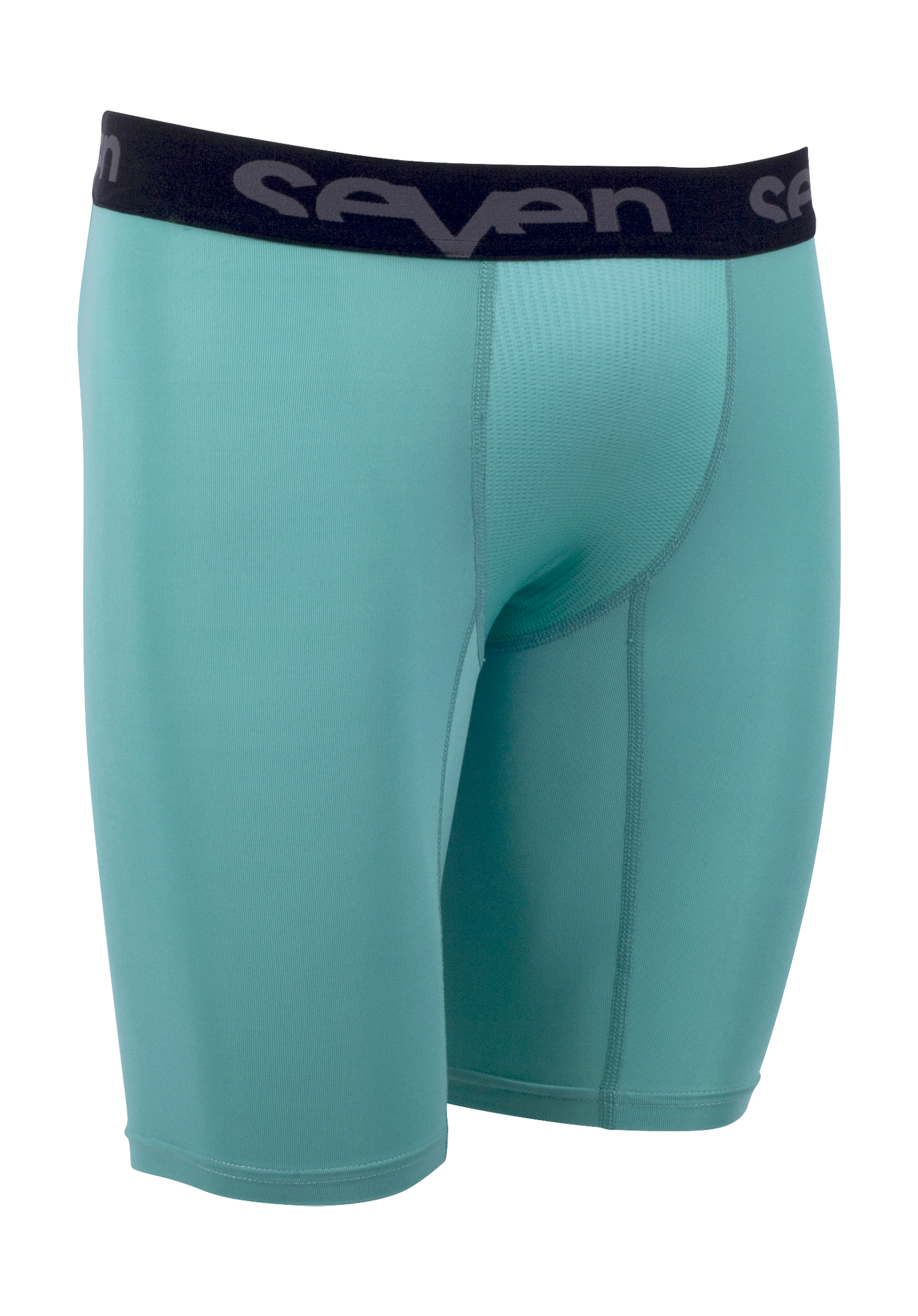 Seven Under Pants Short Zero Compression - Black / Aqua