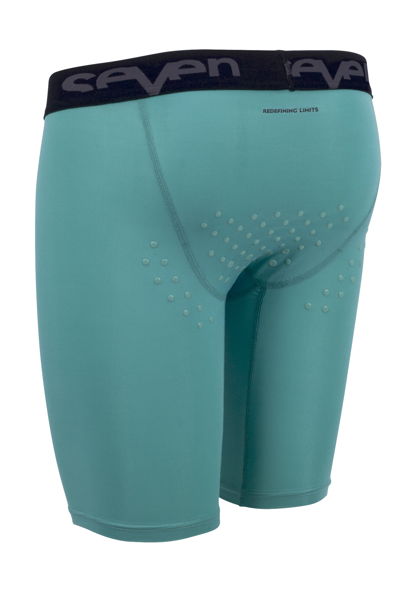 Seven Under Pants Short Zero Compression - Black / Aqua