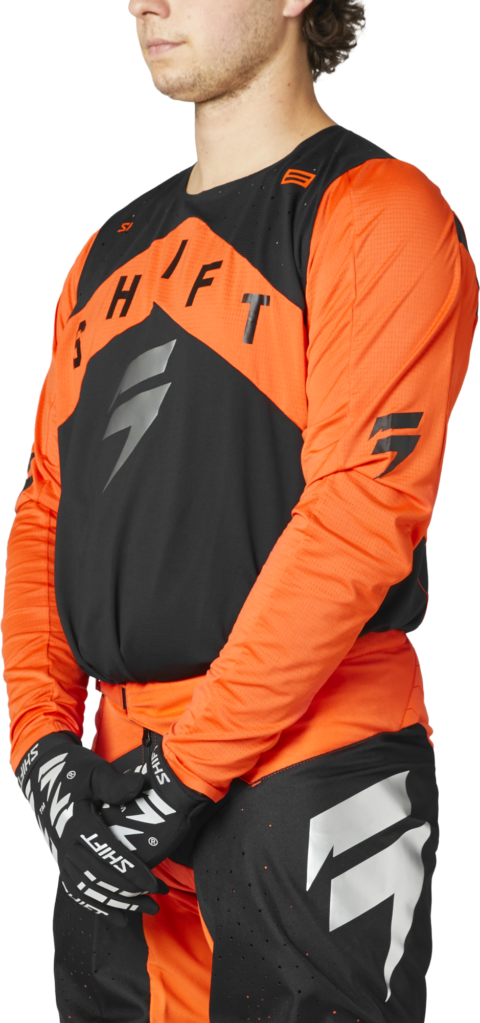 Shift Motocross Jersey 3LACK Label Veem - Blood Orange