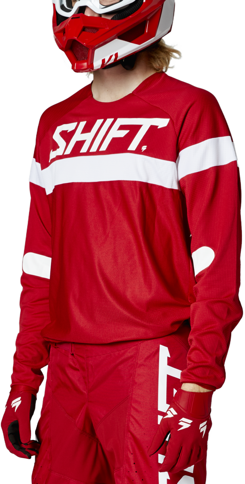 Shift Motocross Jersey WHIT3 Label Haut - Red