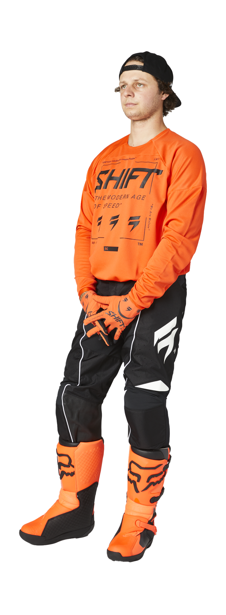 Shift Motocross Gear WHIT3 Label Bliss - Blood Orange
