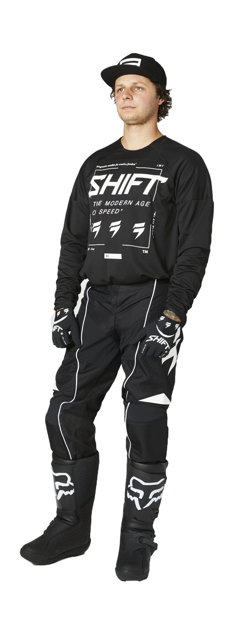 Shift Motocross Gear WHIT3 Label Bliss - Black / White