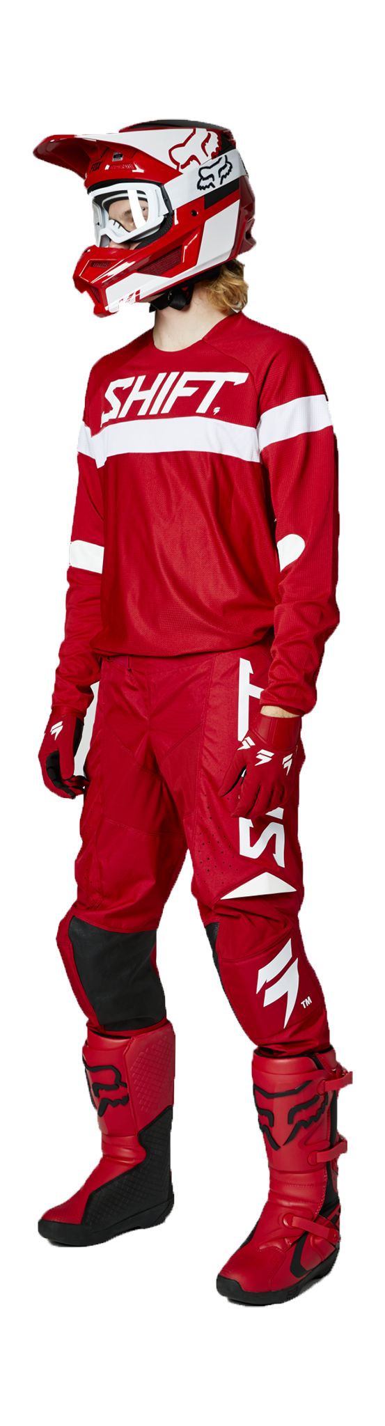 Shift Motocross Gear WHIT3 Label Haut - Red