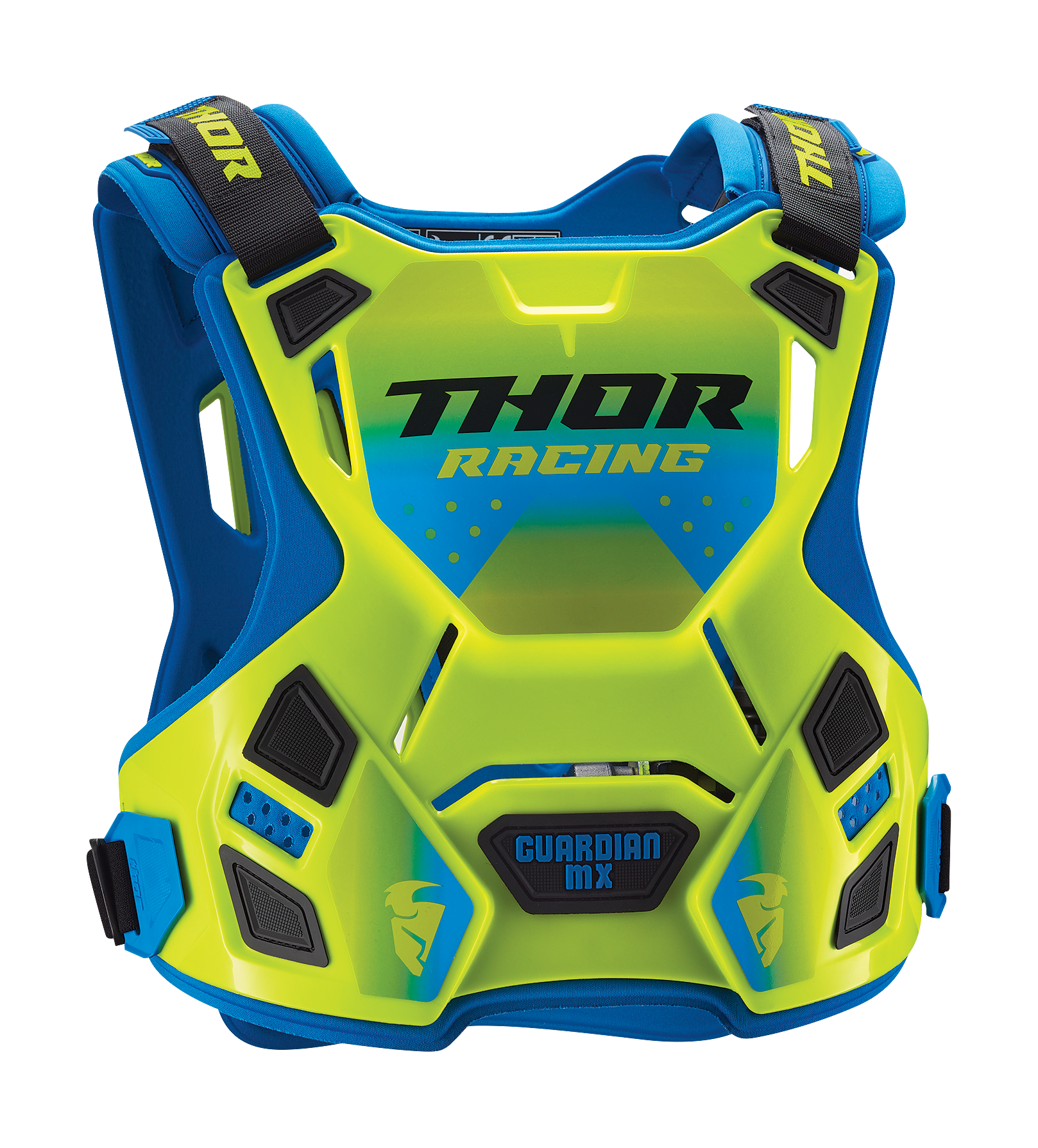 Thor Chest Protector Guardian MX - Flo Green / Blue